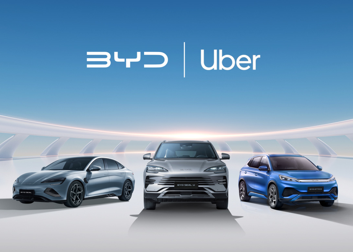 Für einen schnelleren Wandel bei E-Mobilität: BYD und Uber kooperieren
