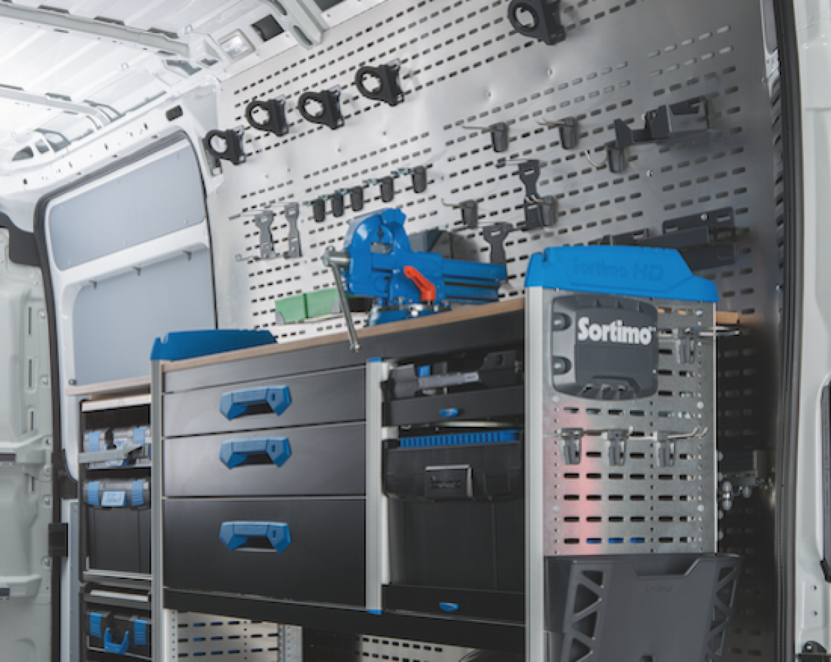 Neue Wandverkleidung von Sortimo