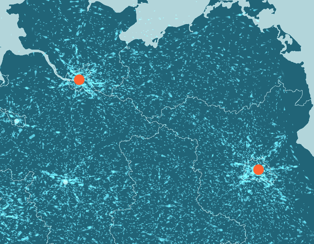 Mobilitätsdaten machen Verkehrsströme sichtbar