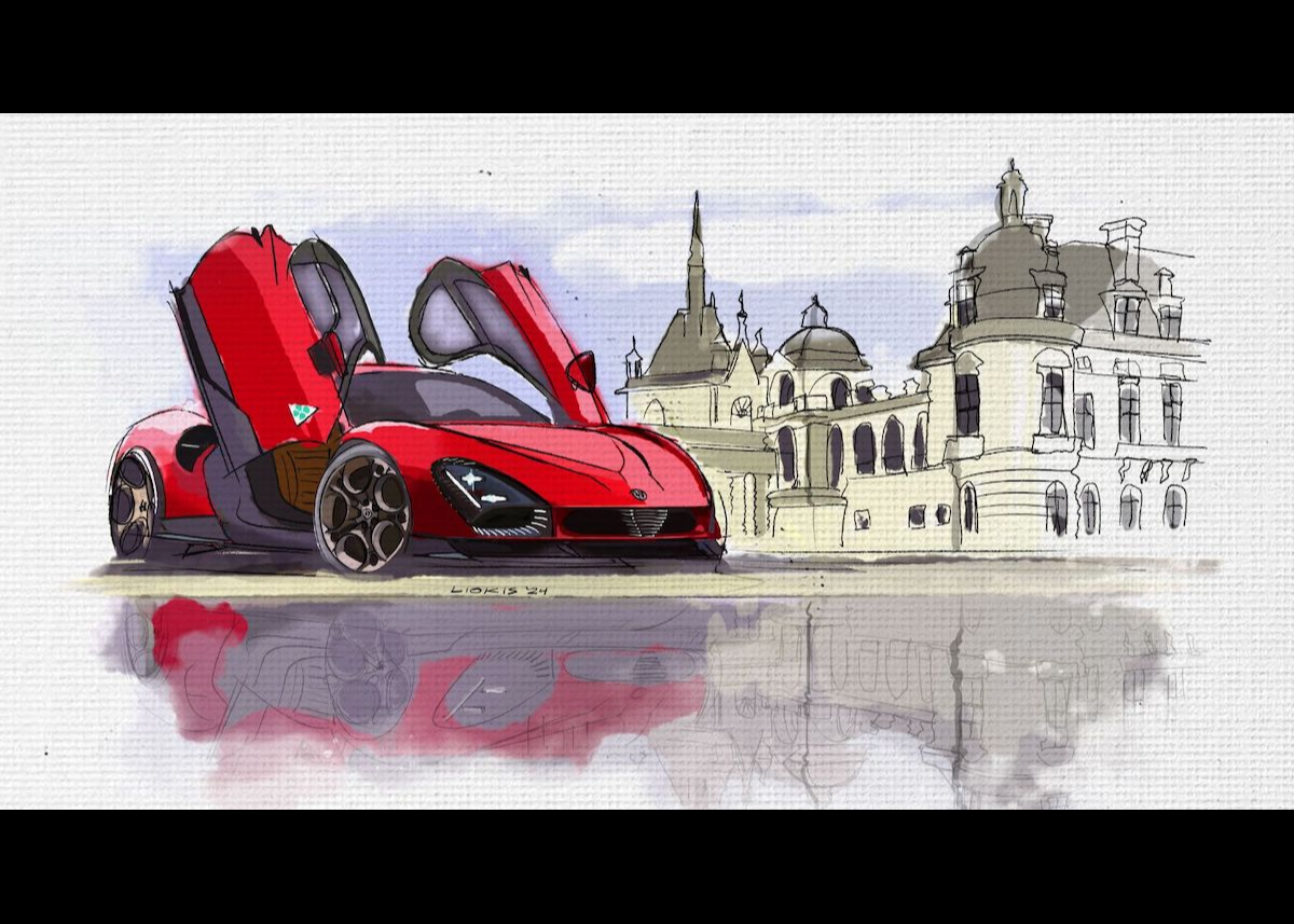 Der Alfa Romeo 33 Stradale ist einer der Stars beim Concours d’Élégance in Chantilly