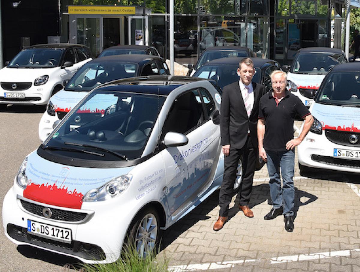 Diakonie Stuttgart fährt smart