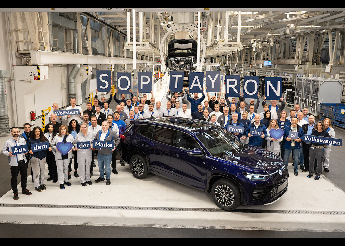 SUV-Neuzugang aus Wolfsburg:  Seit dieser Woche läuft im Stammwerk der Volkswagen Tayron vom Band