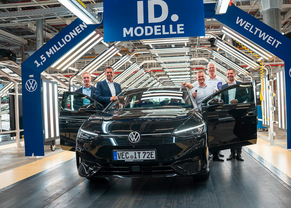 Meilenstein der Transformation: Volkswagen liefert das 1,5-millionste vollelektrische ID. Modell aus
