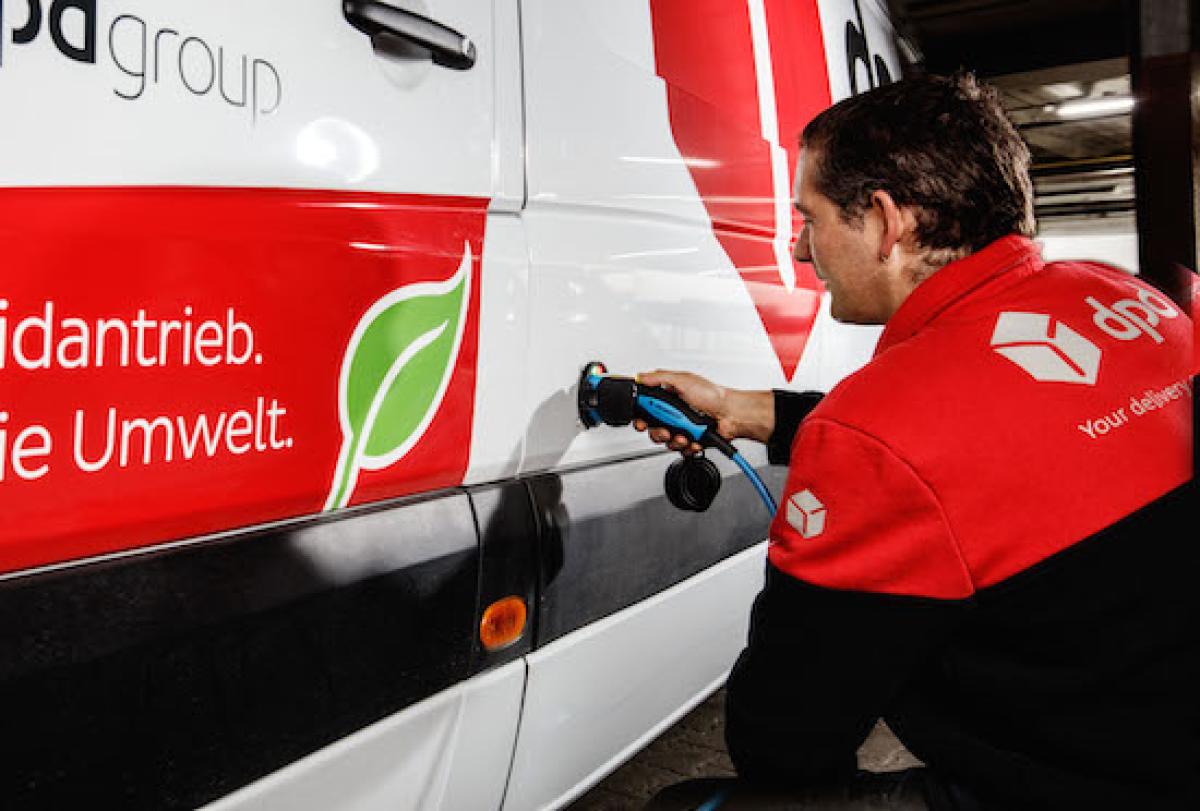 Zustellfahrzeug von DPD zum Plug-in-Hybrid umgerüstet