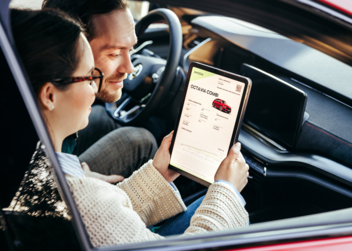 Digitales Zertifikat: mehr Transparenz für Kunden beim Verkauf eines gebrauchten Škoda