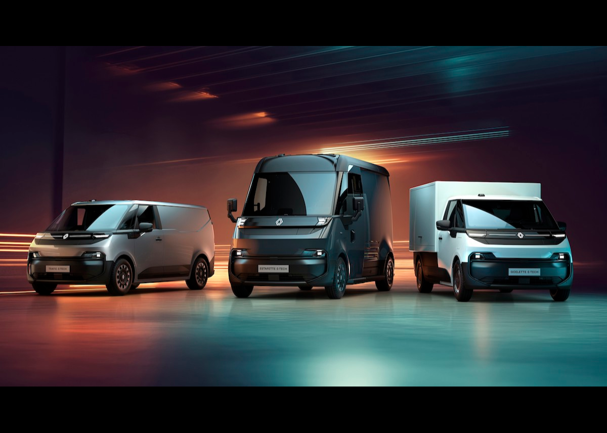 Von Software definiert: Renault präsentiert neue Elektro-Transporter Trafic, Estafette und Goelette