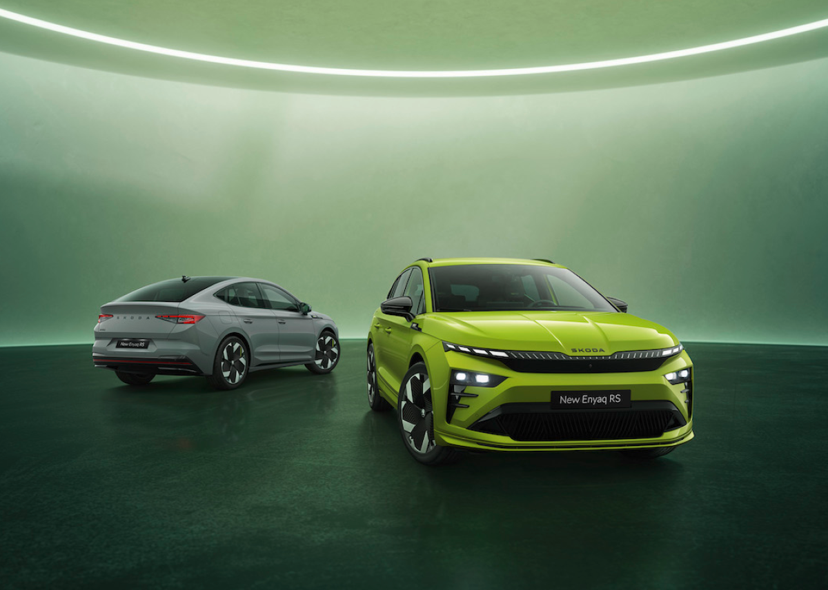 Sportliche RS-Varianten runden das Angebot der neuen Škoda Enyaq-Familie nach oben hin ab