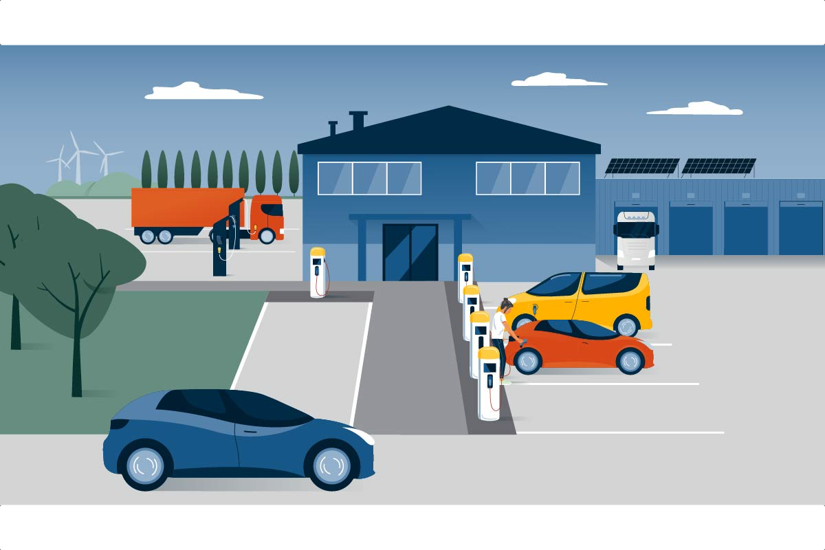 E-Mobilität: Förderung gewerbliches Schnellladen