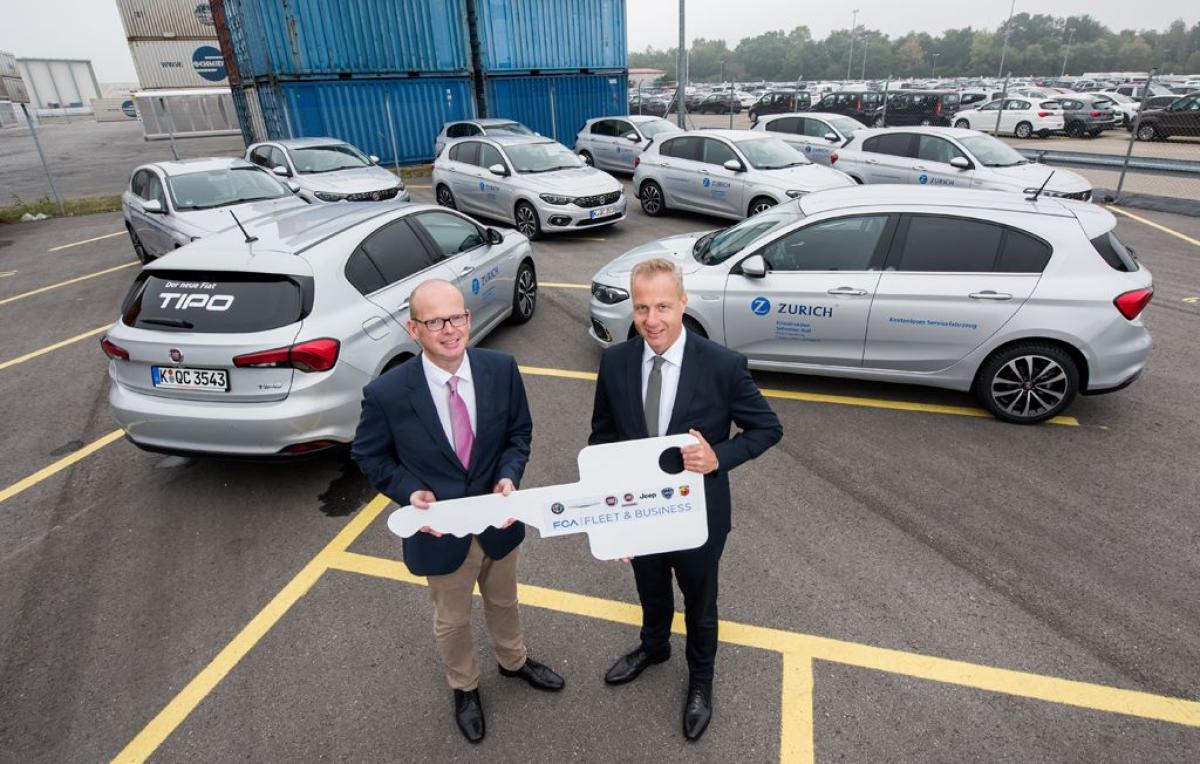 100 Fiat Tipo von Fleetpool für Zurich