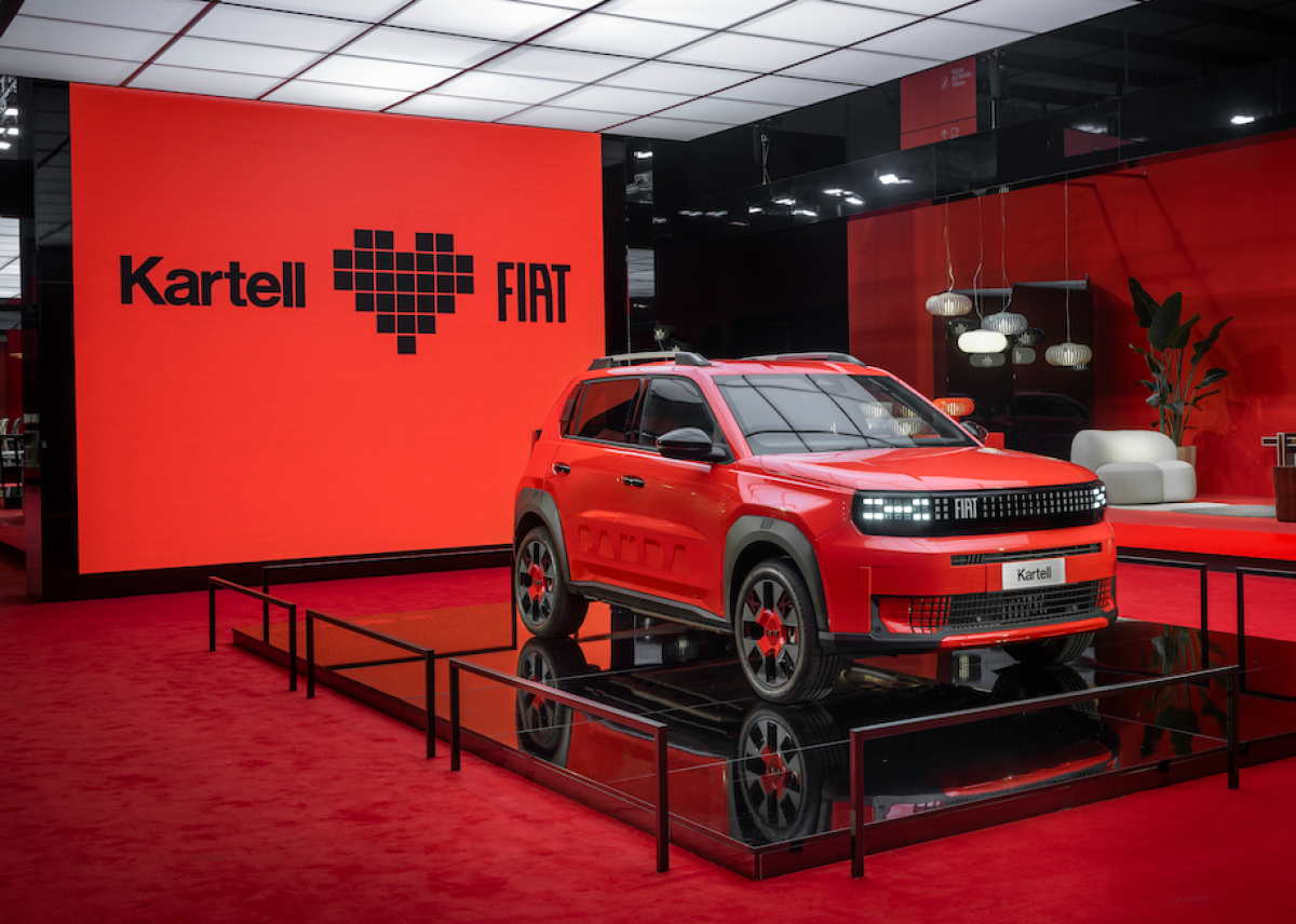 Premiere des Fiat Grande Panda Kartell auf der Möbelmesse in Mailand