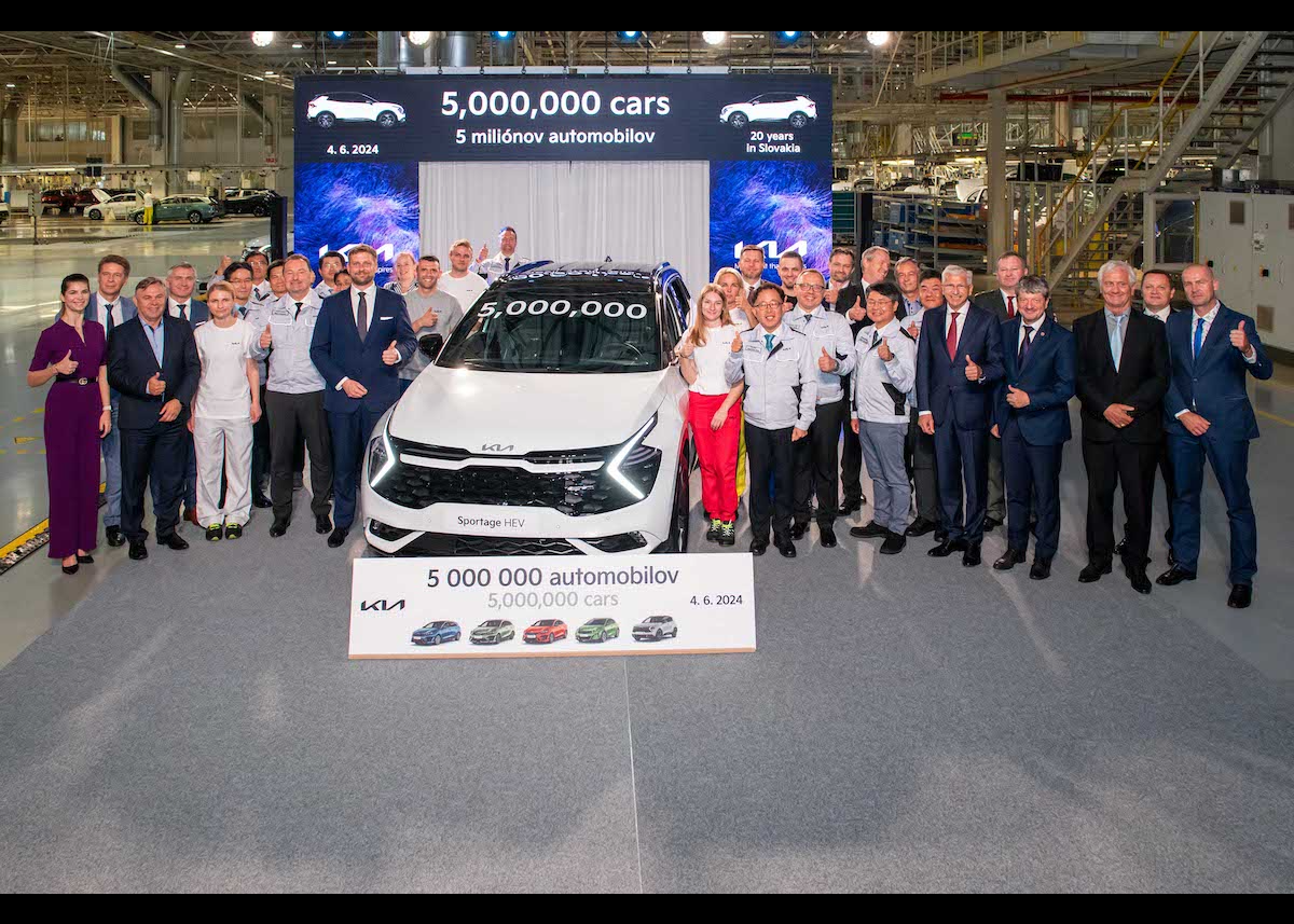 Jubiläum im slowakischen Kia-Werk: Fünfmillionster Kia in Europa produziert