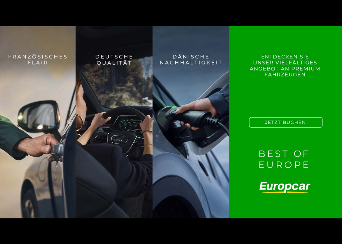 Europcar feiert 75. Geburtstag und startet Markenkampagne "Best of Europe"