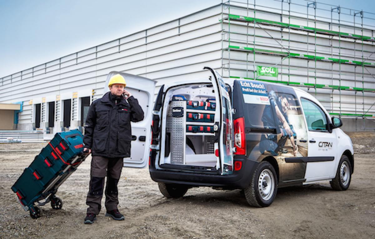 Mercedes-Benz, Sortimo und Bosch bieten den Citan als Handwerker EDITION an