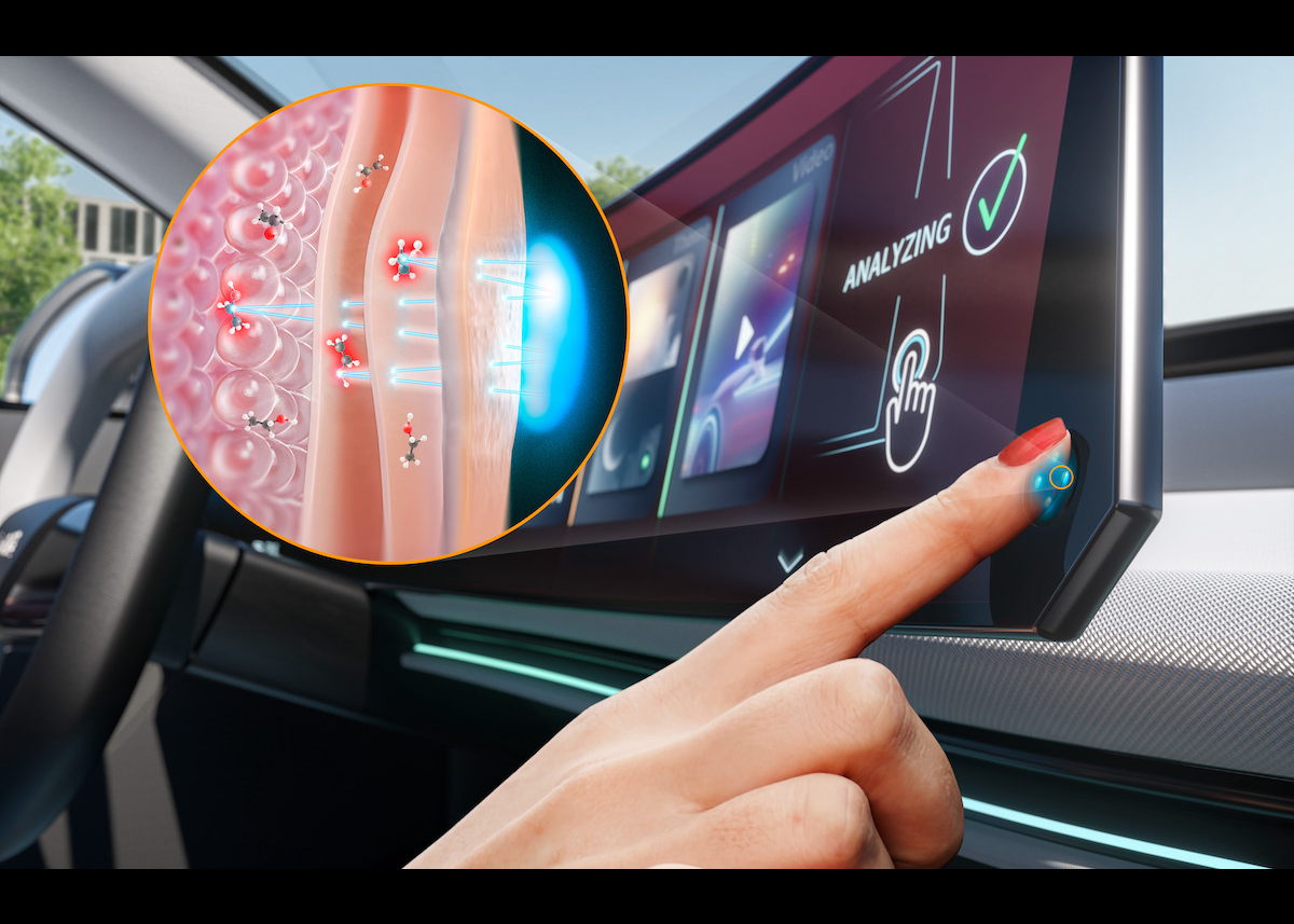 Fingerauflegen statt Atemtest: AUMOVIO und trinamiX integrieren Blutalkoholmessung in das Fahrzeugcockpit