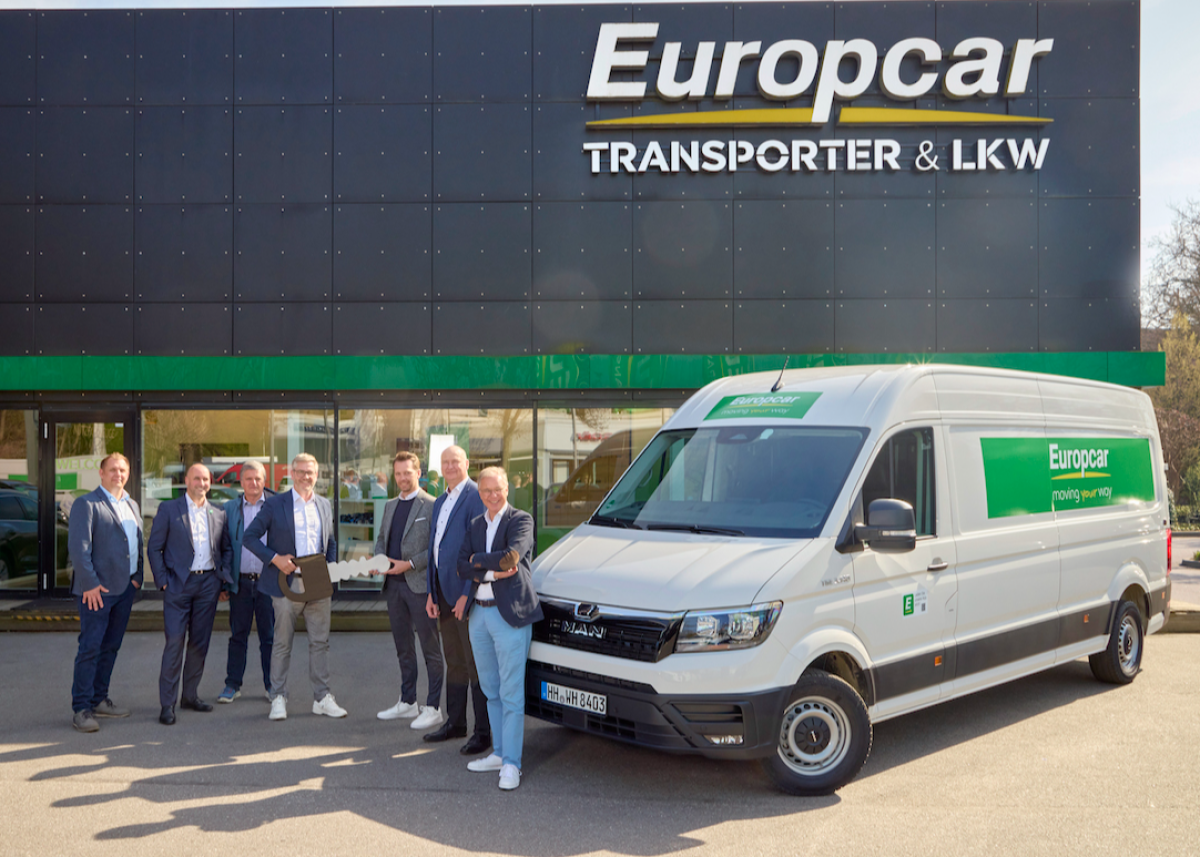 Europcar setzt weiter auf MAN und bestellt 350 neue Transporter für maximale Flexibilität