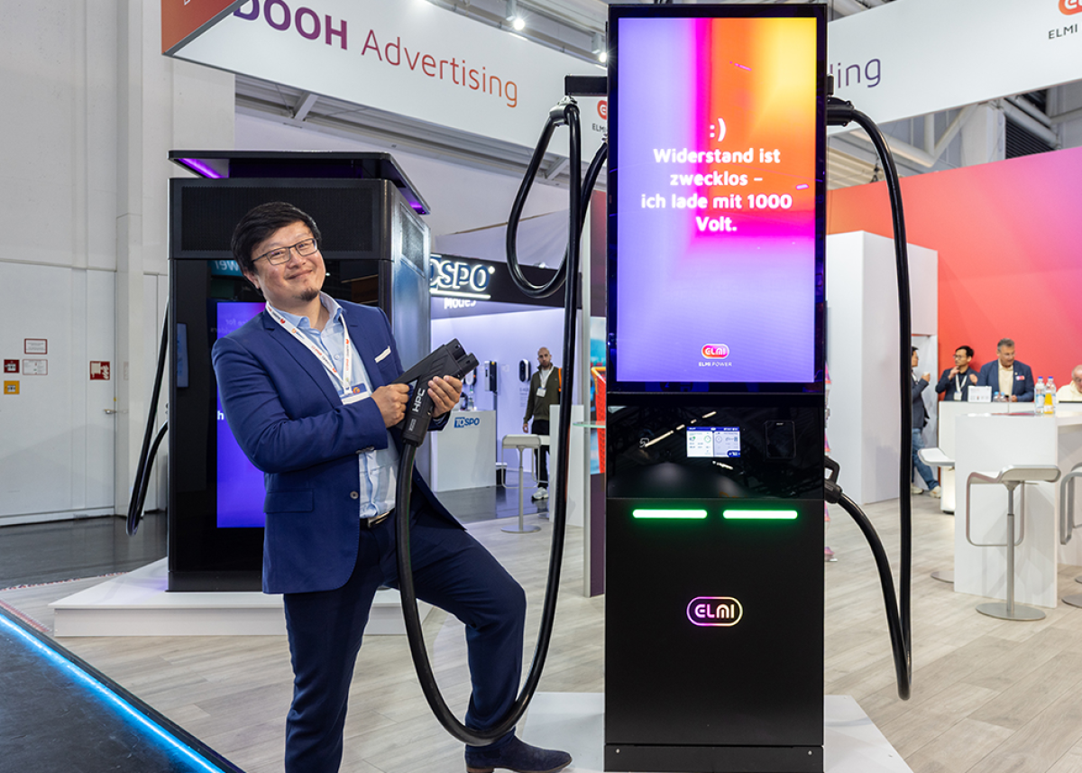 ELMI Power setzt neue Maßstäbe beim Depotladen: Overhead Charger, Hochleistungs-Dispenser und modulare Speicher auf der Power2Drive 2026