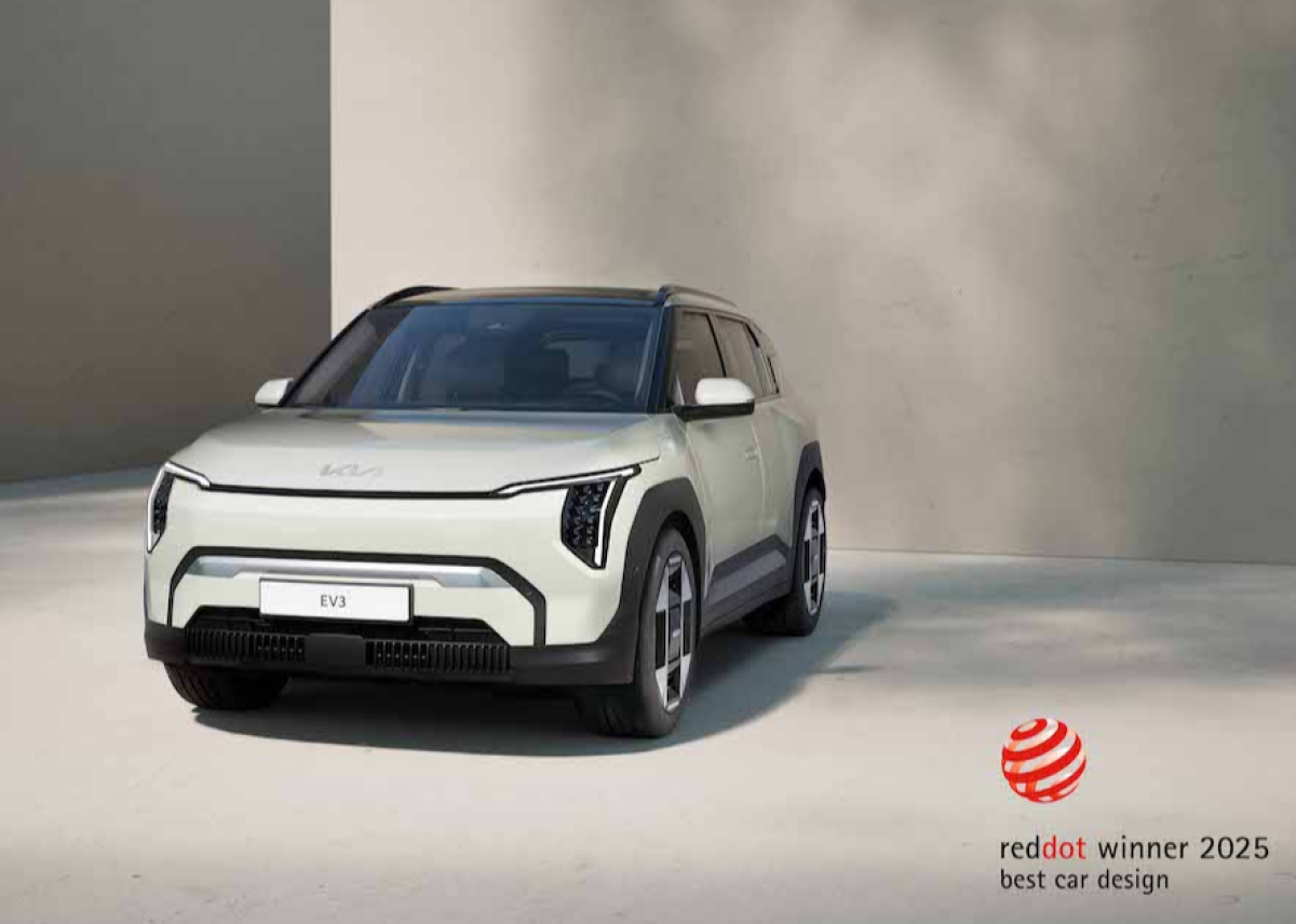 Red Dot Award 2025: Kia EV3 als „Best of the Best“ ausgezeichnet