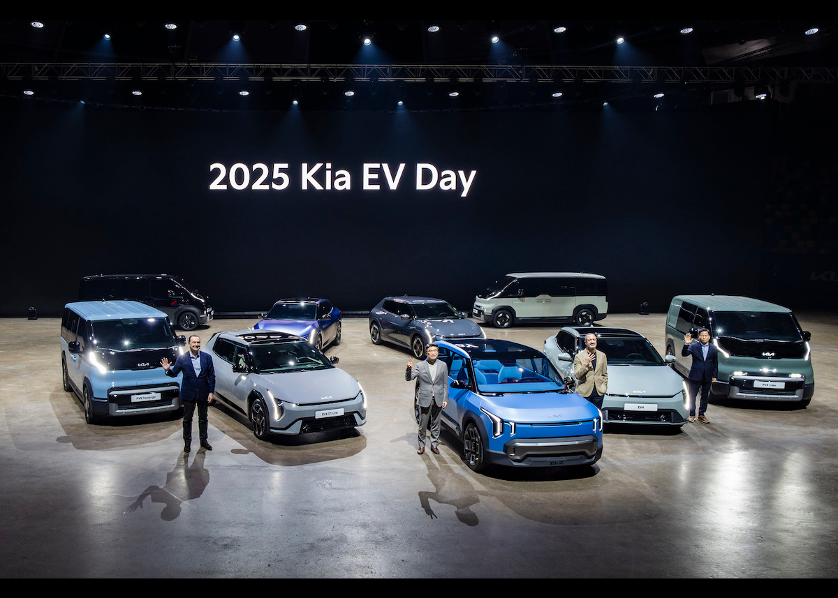 Wegweisende neue Stromer: Kia präsentiert erstmals EV4, PV5 und Studie Concept EV2