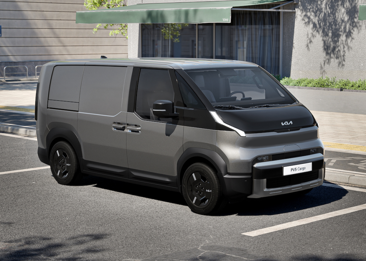Wegweisender E-Transporter: Kia PV5 Cargo bestellbar
