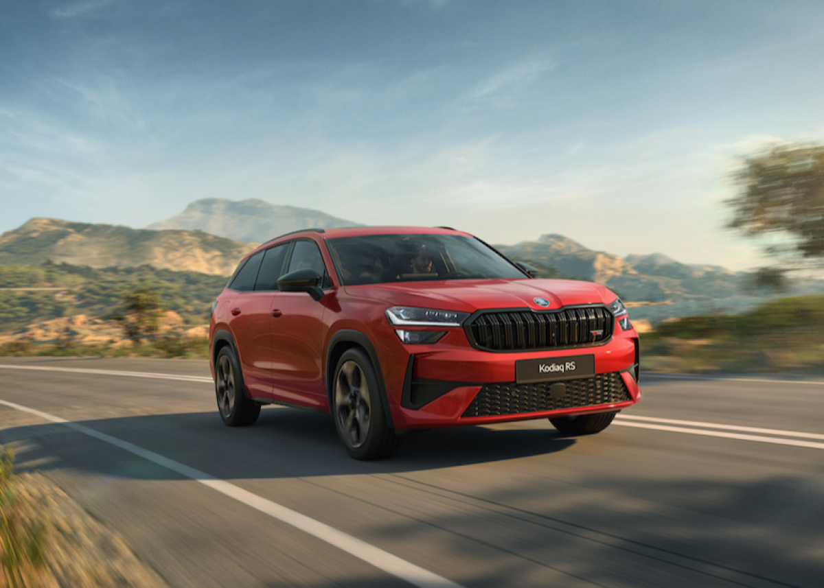 Škoda Kodiaq RS: Sportliche Speerspitze der zweiten Generation liefert noch dynamischere Fahrleistungen