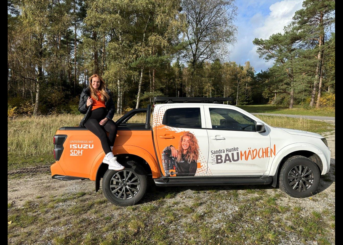 ISUZU und SDH gewinnen Sandra Hunke als Markenbotschafterin im Handwerk