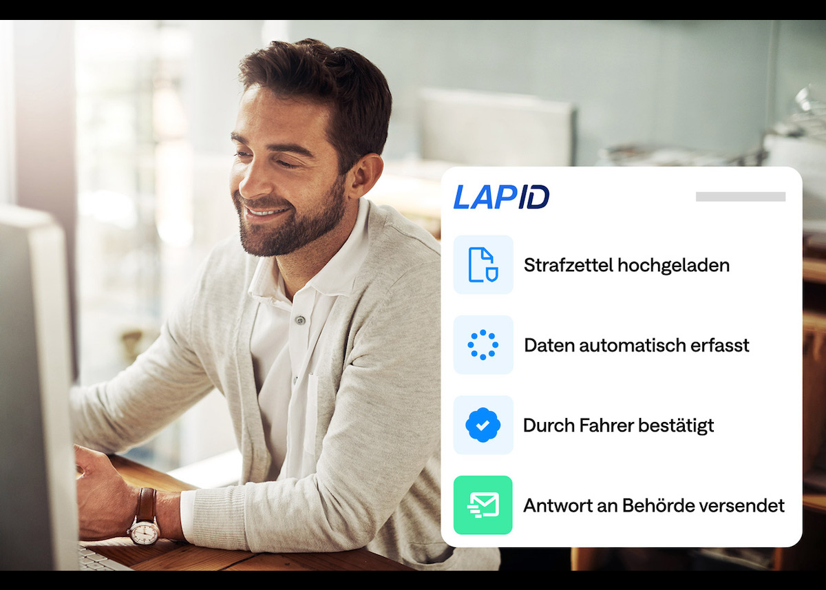 LapID automatisiert Strafzettelmanagement: Neues KI-basiertes Tool spart bis zu 80% Zeit ein