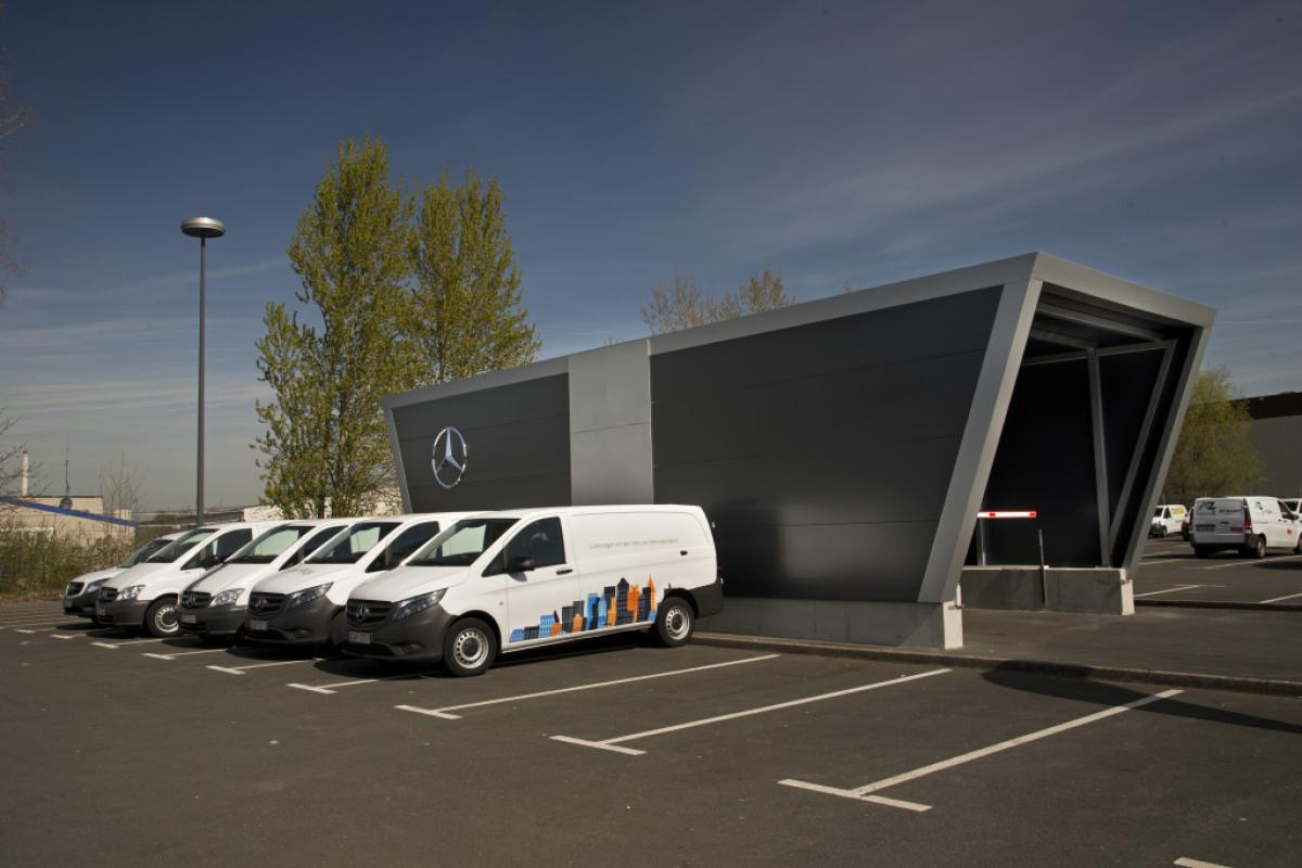 Mercedes-Benz Vans: Neues Betreiberkonzept für Parkflächen