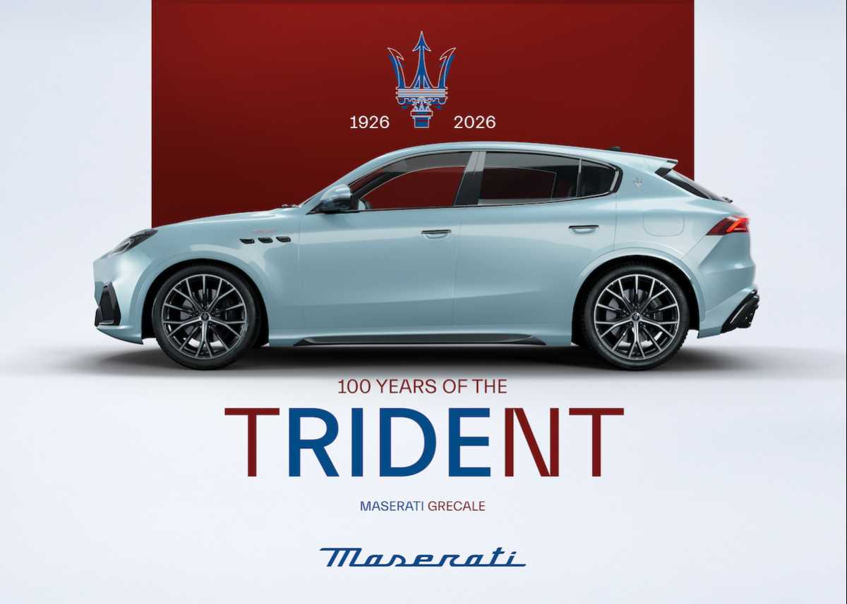 Die ersten hundert Jahre des Maserati Dreizacks: Ein ikonisches Logo zwischen Rennstrecke, Legende und italienischer Exzellenz