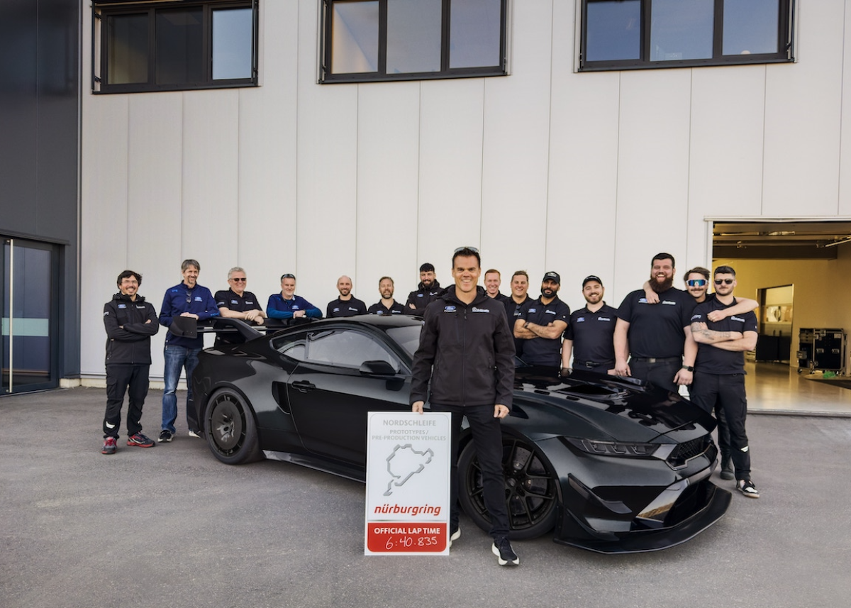 Neuer Ford Mustang GTD Competition erzielt Rekordzeit auf dem Nürburgring