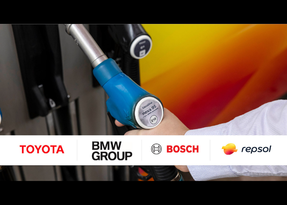 BMW, Toyota, Bosch und Repsol starten Pilotprojekt: Fahrzeuge werden zu 100% mit erneuerbarem Ottokraftstoff betrieben - unter realen Bedingungen