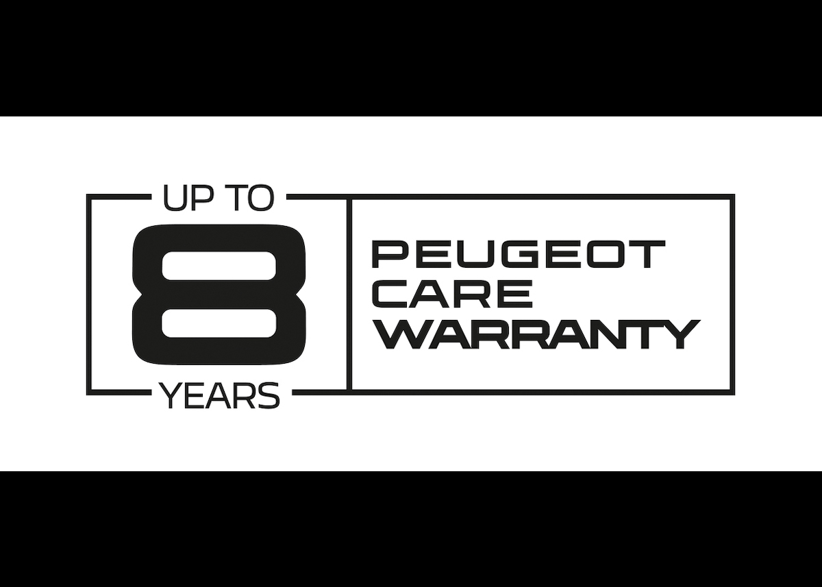 PEUGEOT CARE Garantie: bis zu 8 Jahre bzw. bis zu 160.000 Kilometer auf alle neuen vollelektrischen Pkw-Modelle