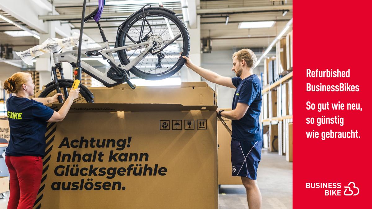 Refurbished BusinessBikes: BusinessBike und Rebike Mobility schenken E-Bikes ein zweites Leben