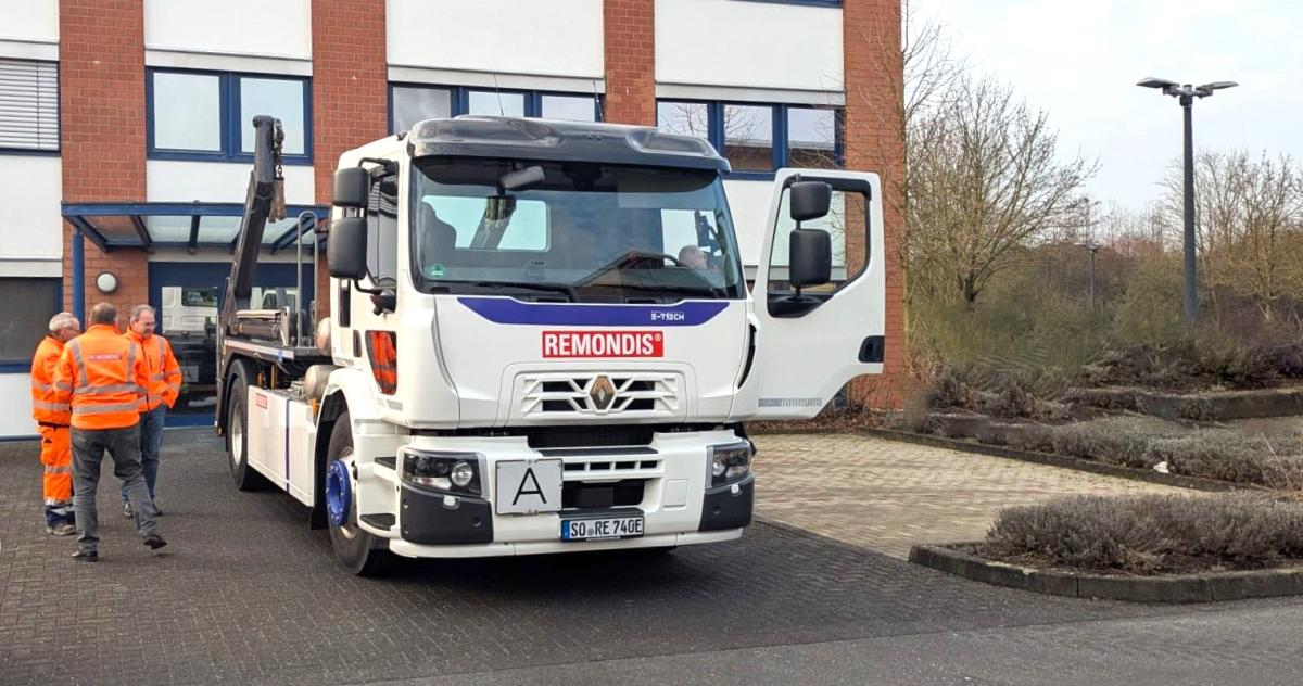 Emissionsarme Abfallwirtschaft: REMONDIS setzt auf Renault Trucks E-Tech D Wide