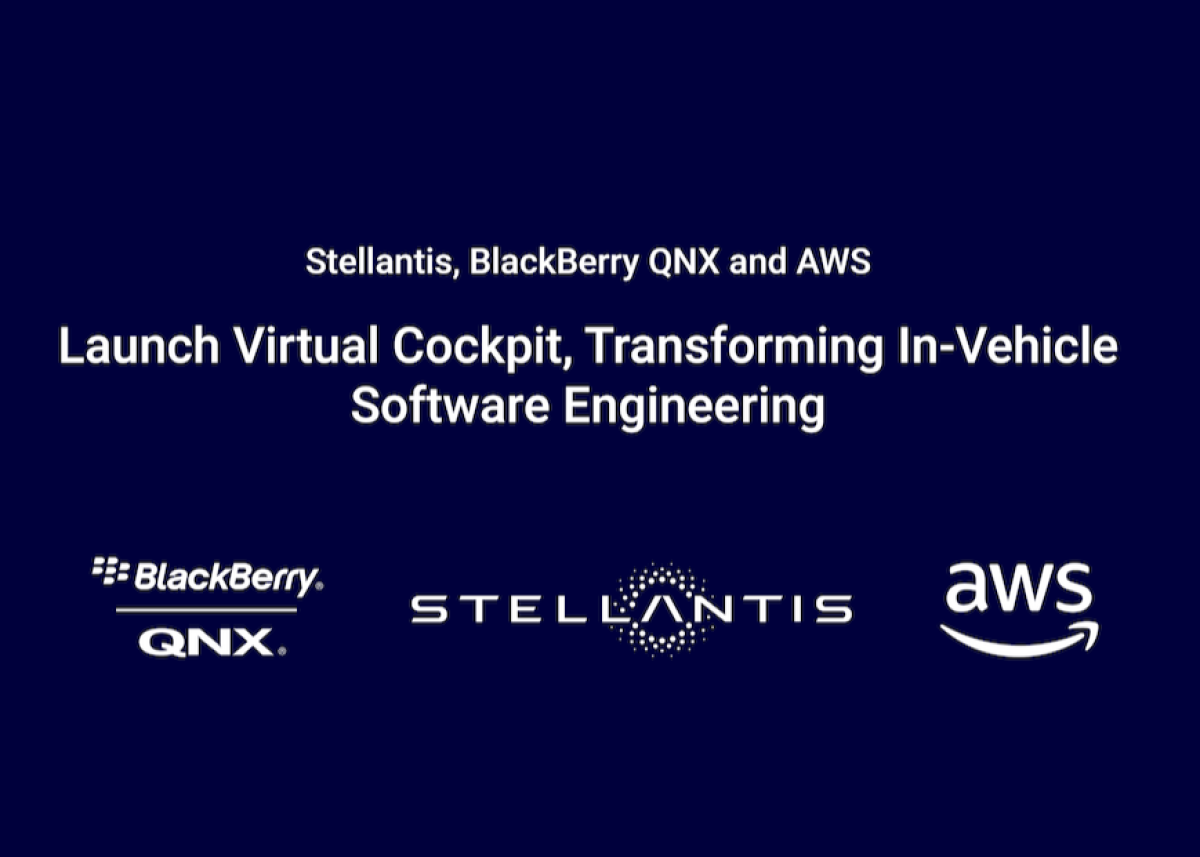 Stellantis, BlackBerry QNX und AWS bringen ein virtuelles Cockpit auf den Markt