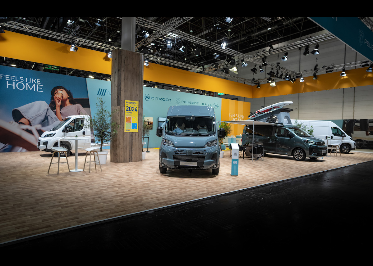 Noch bis 8. September: Stellantis Pro One, die Geschäftseinheit für leichte Nutzfahrzeuge, präsentiert neue Modelljahrgänge auf dem Caravan Salon in Düsseldorf