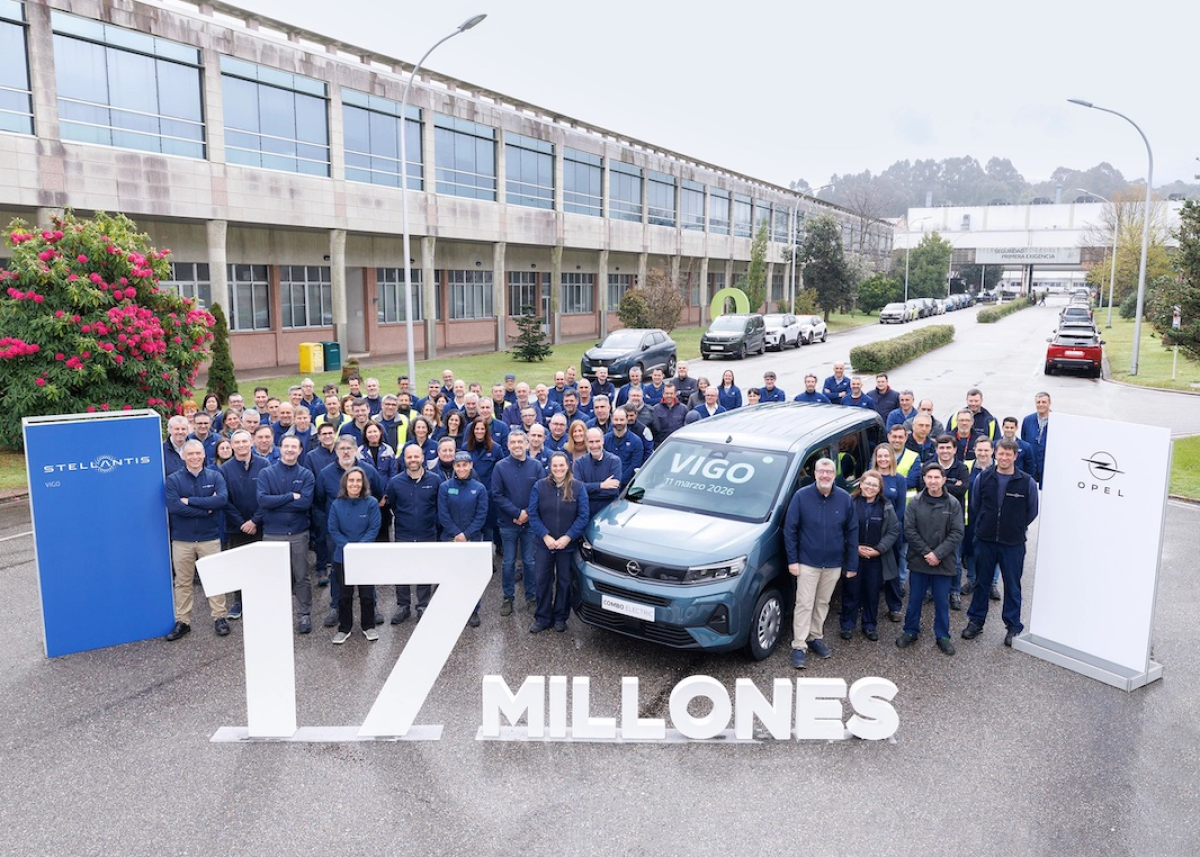 Stellantis Werk Vigo: Opel Combo Electric läuft als 17-millionstes Fahrzeug vom Band