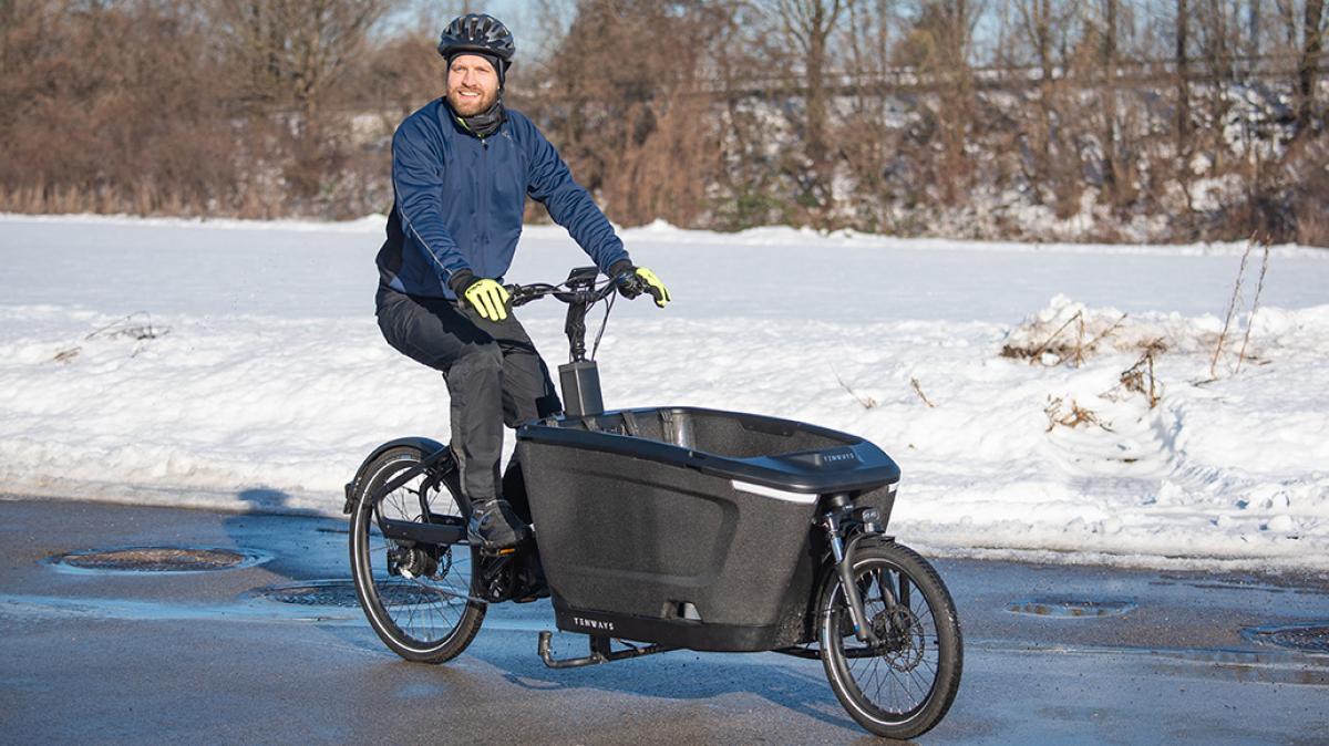 Tenways Premium E-Bikes: Neues E-Lastenrad Cargo One vorgestellt