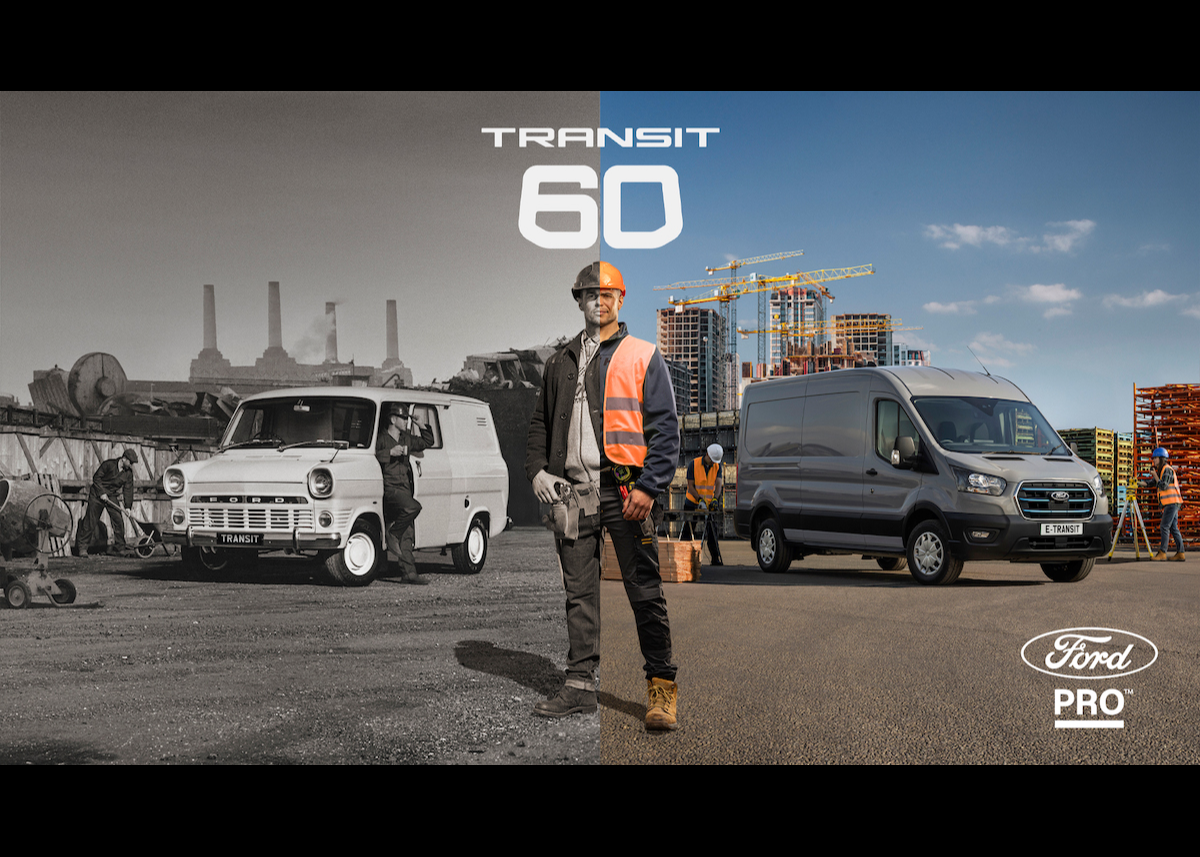 60 Jahre Ford Transit: Sechs Jahrzehnte verlässlicher Partner für Unternehmen in ganz Europa