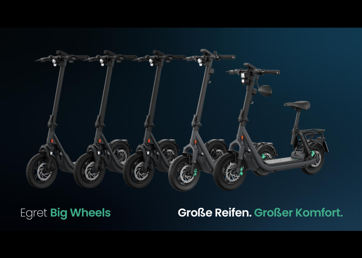 Egret feiert am 21. März den Big Wheel Launch