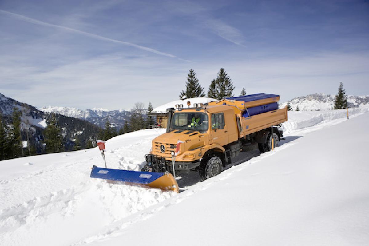 Den Schneepflug nicht überholen