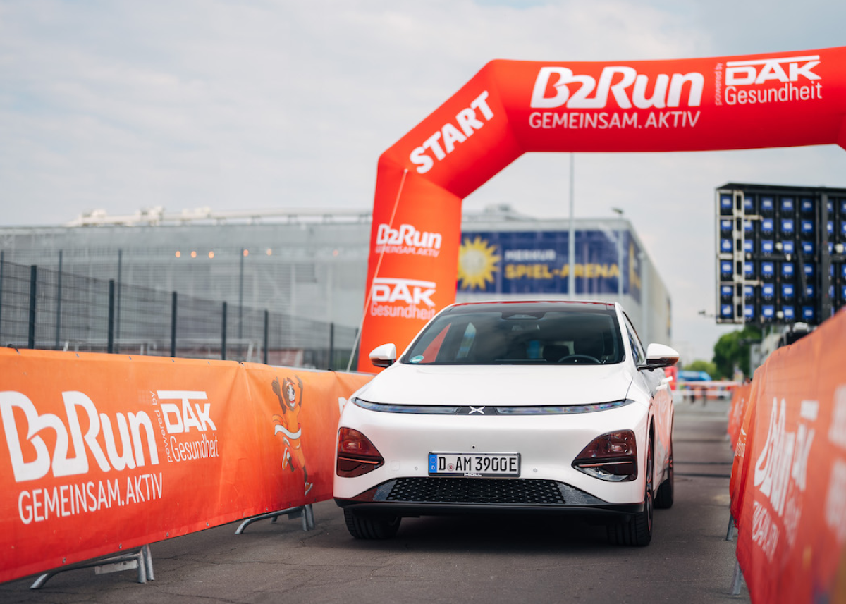XPENG ist neuer Kompetenzpartner der B2Run Firmenläufe