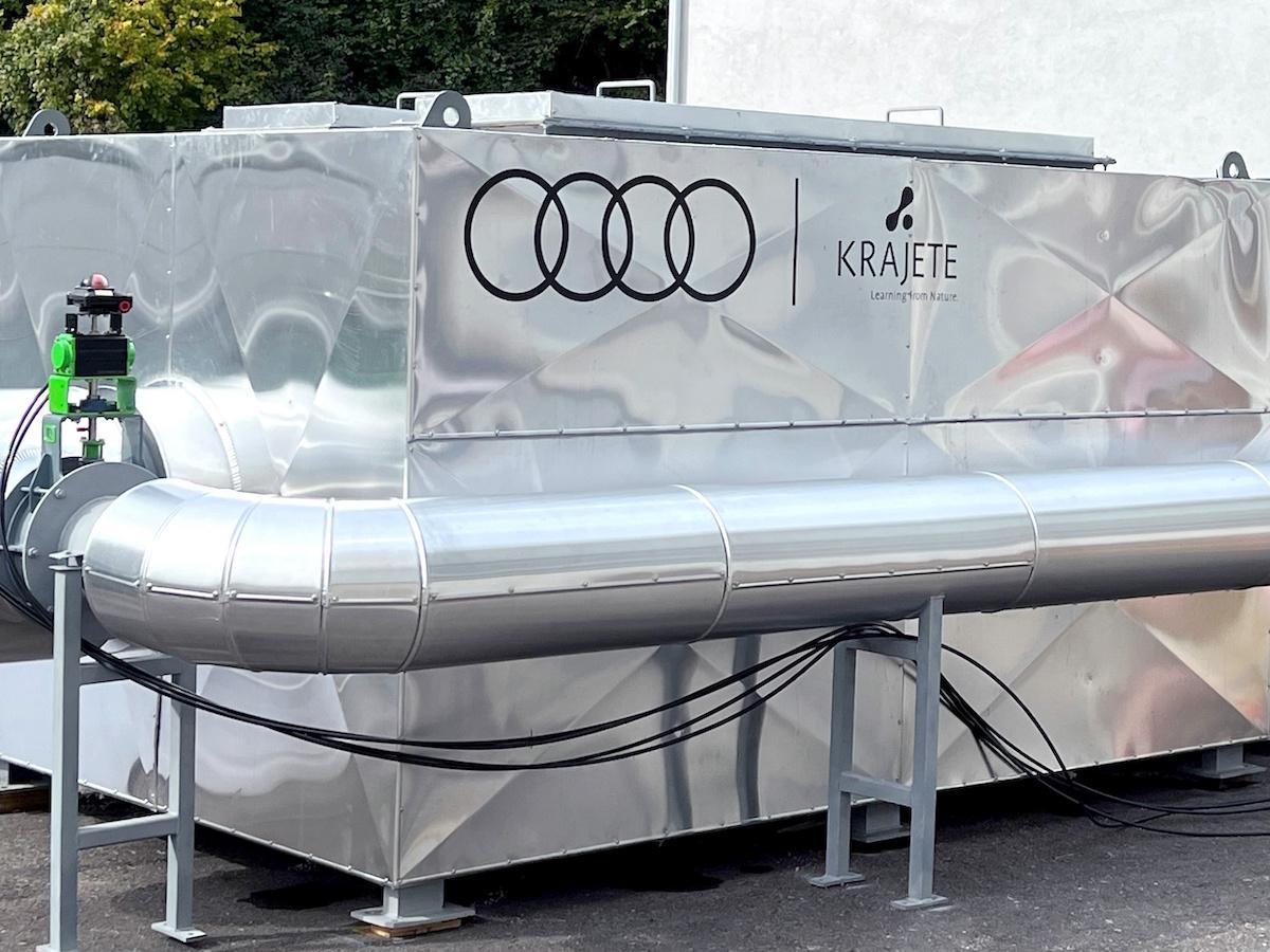 Audi und Krajete filtern CO2 aus der Luft