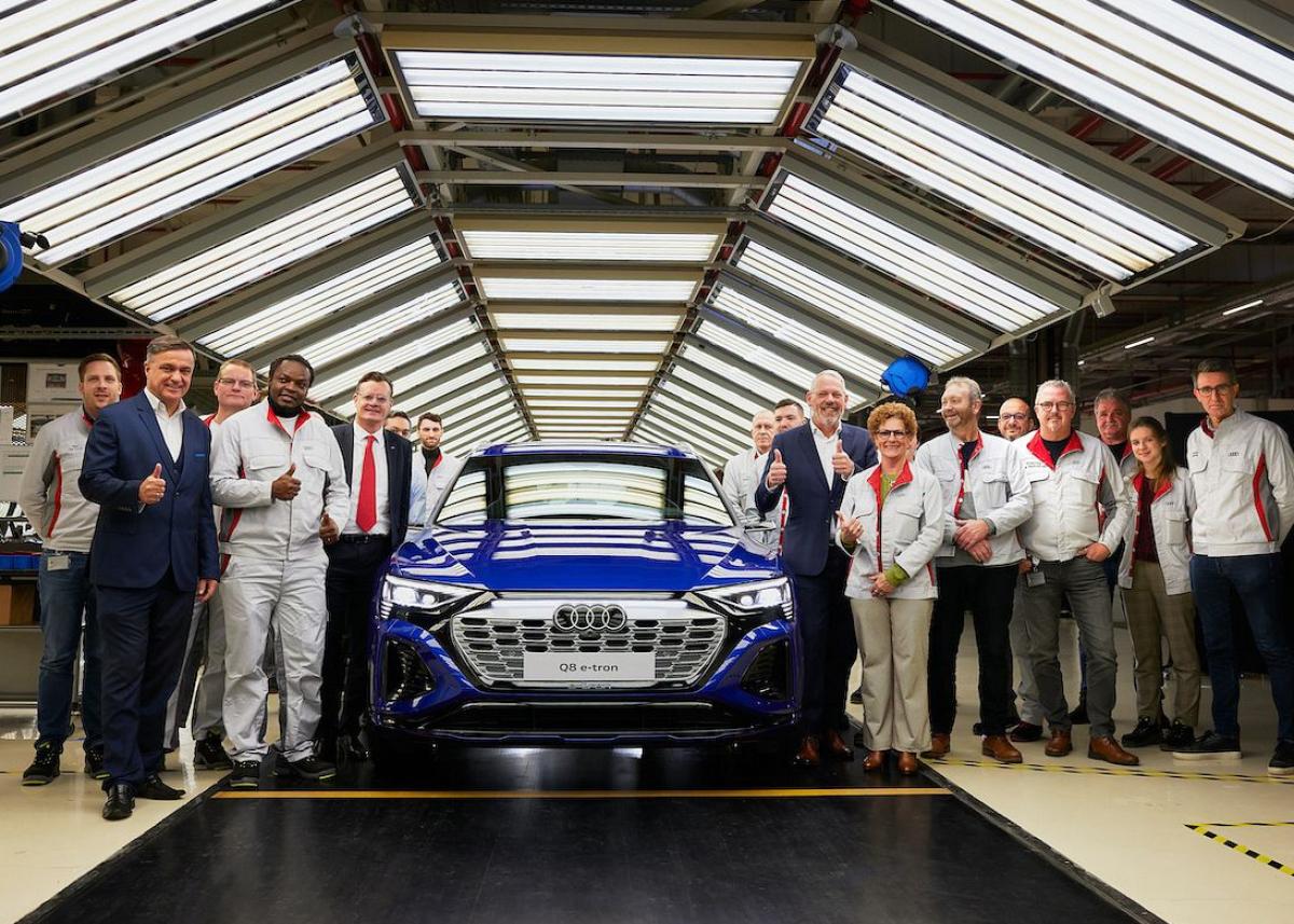 Produktionsstart für den neuen Audi Q8 e-tron im Werk Brüssel