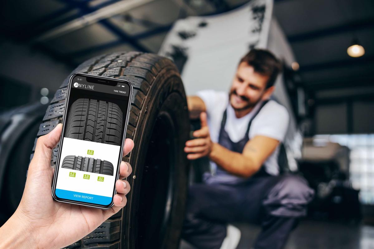 Anyline bringt Reifenprofil-Scanner für Smartphones auf den Markt 