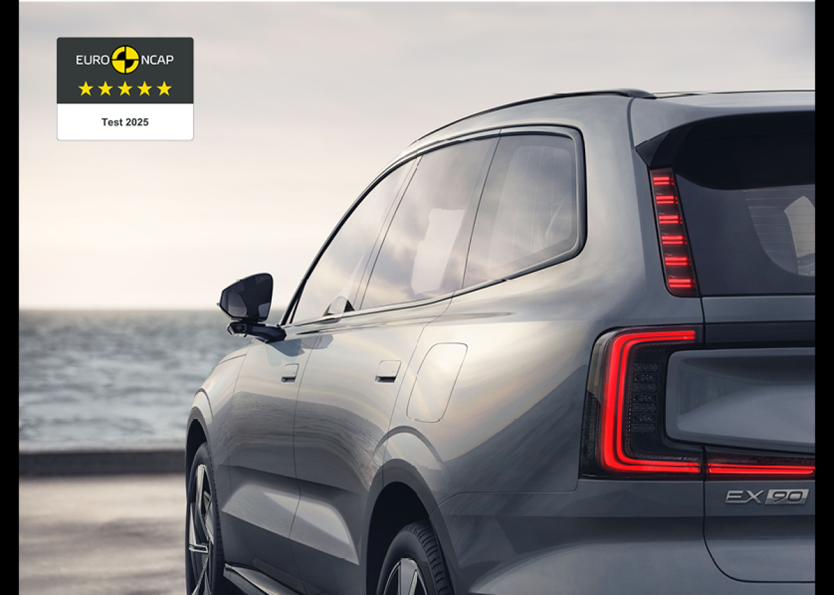 Volvo EX90 mit Höchstwertung bei Euro NCAP