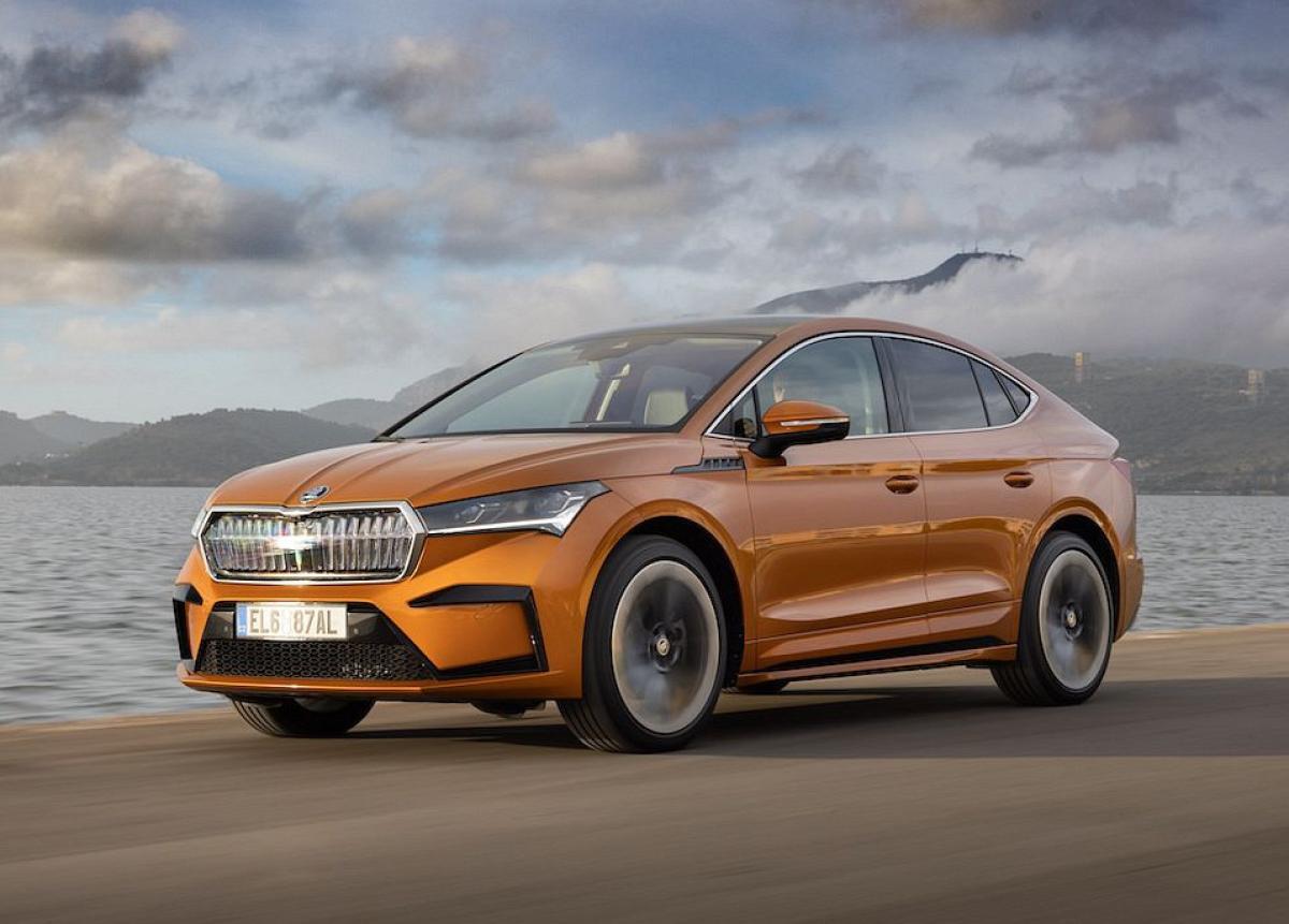 Allradgetriebenes Škoda Enyaq Coupé iV 80x bestellbar