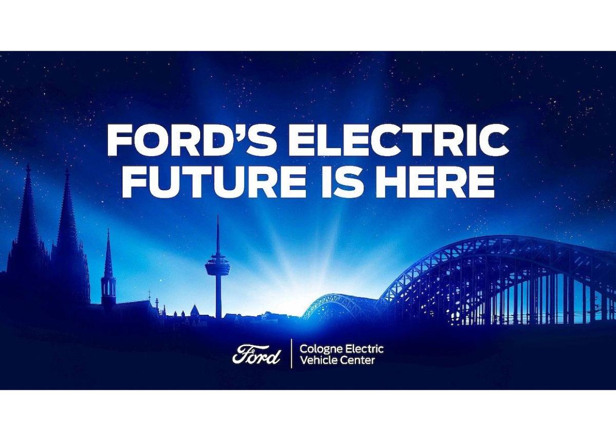 Bundeskanzler Olaf Scholz und Ford Executive Chair William Clay Ford Jr. eröffnen das neue Electric Vehicle Center von Ford in Köln