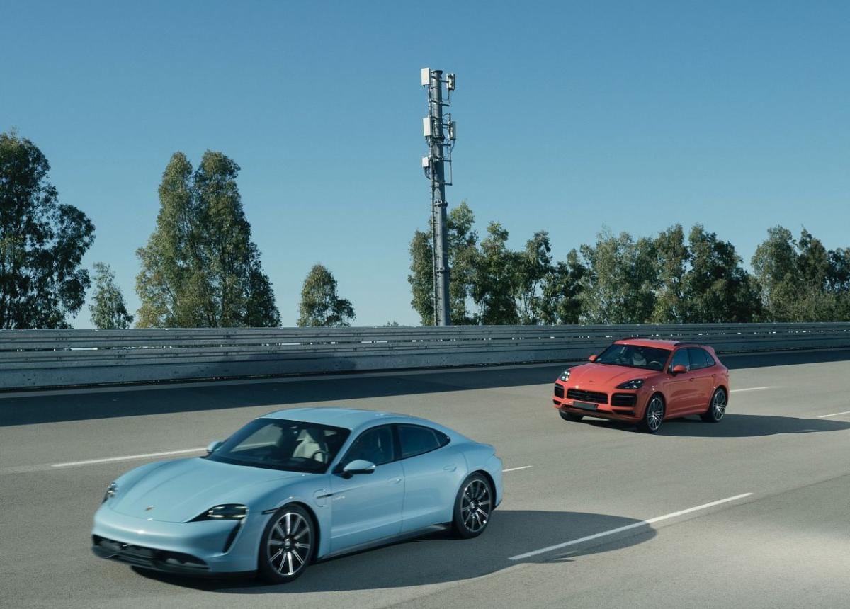 Porsche Engineering und Vodafone Business bauen 5G-Infrastruktur für die Entwicklung des intelligenten und vernetzten Fahrzeugs aus