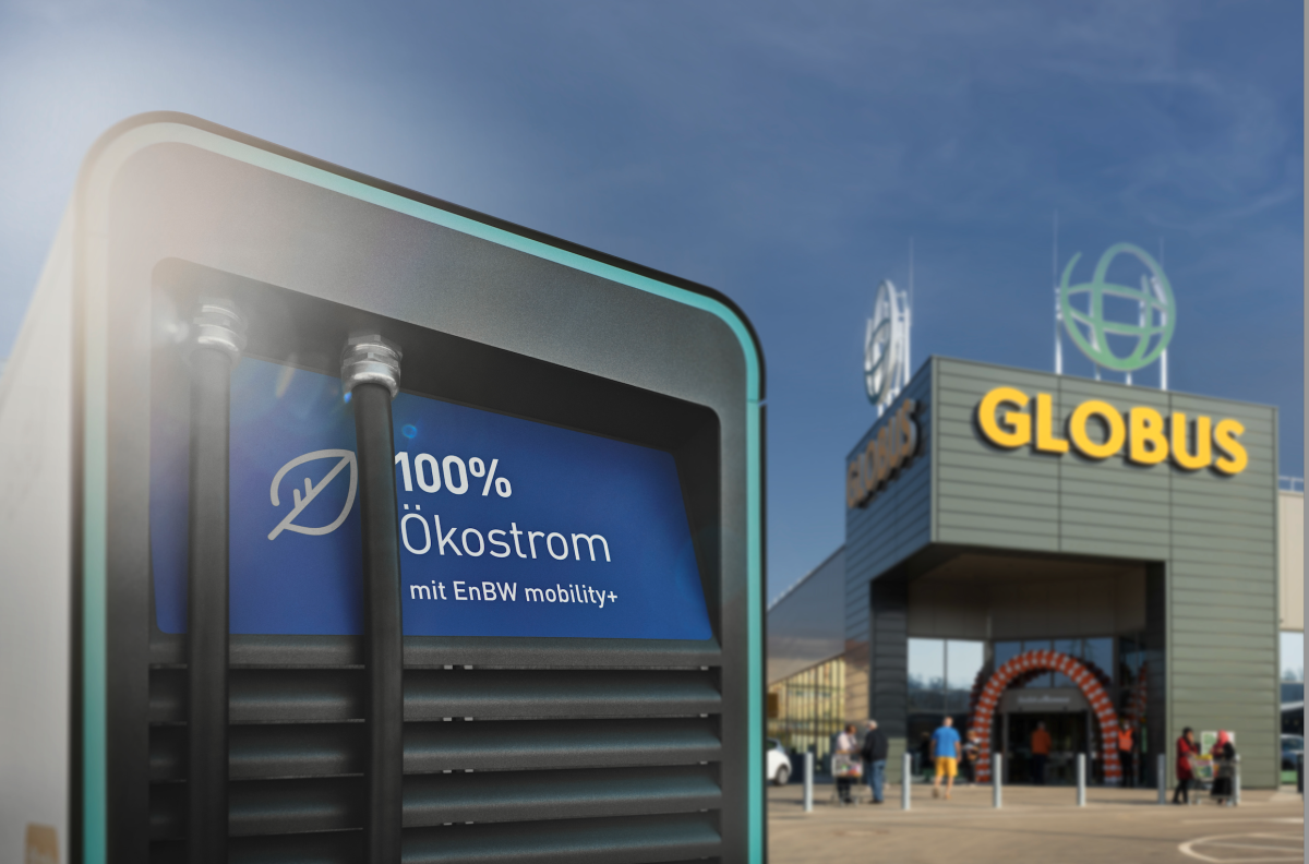 GLOBUS und EnBW kooperieren: mehr als 800 Schnellladepunkte an GLOBUS Markthallen in Deutschland