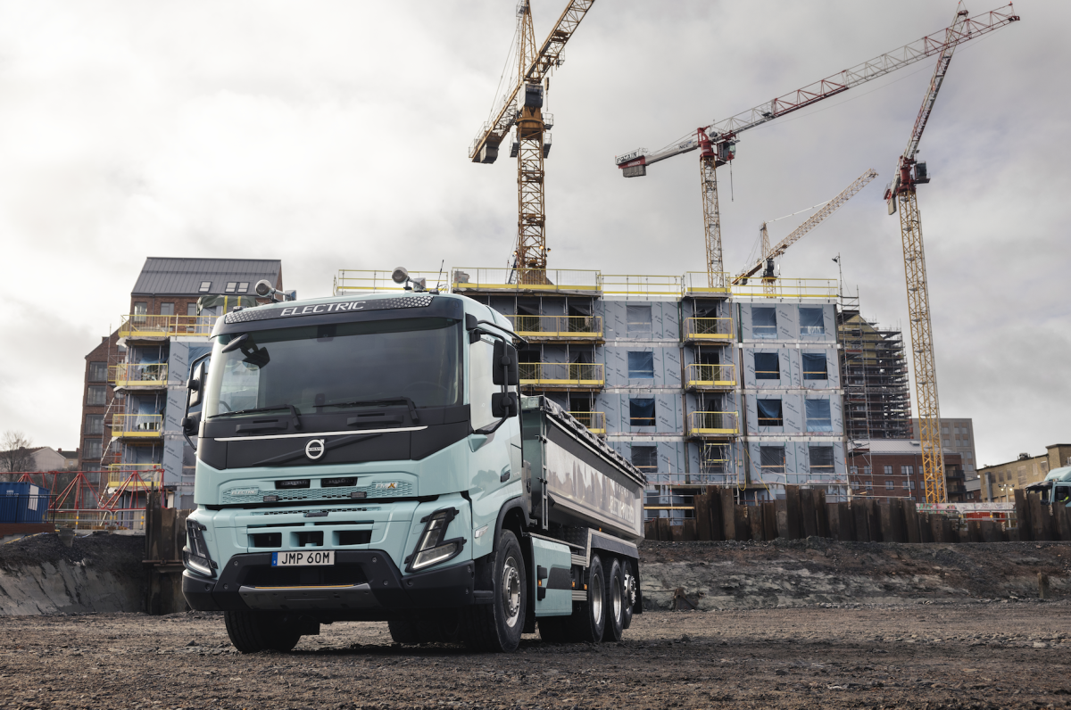Volvo Trucks bietet Elektro-Lkw für das Bausegment an